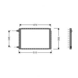 98136125 CONDENSATOR VITARA Suzuki Vitara 88-98