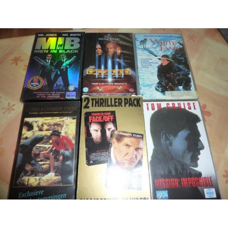 vhs videos met oude recorder