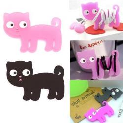 Cute Cat Cartoon Earphone Headset Cable Wire Wrap Cord Ho...