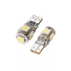 LED T10 5 smd lampen wit licht auto Canbus (storingsvrij)