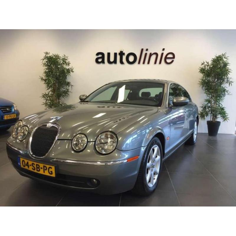 Jaguar S-Type 3.0 V6 iDition, Dealer O.H, 1e Eig. Leder, Nav