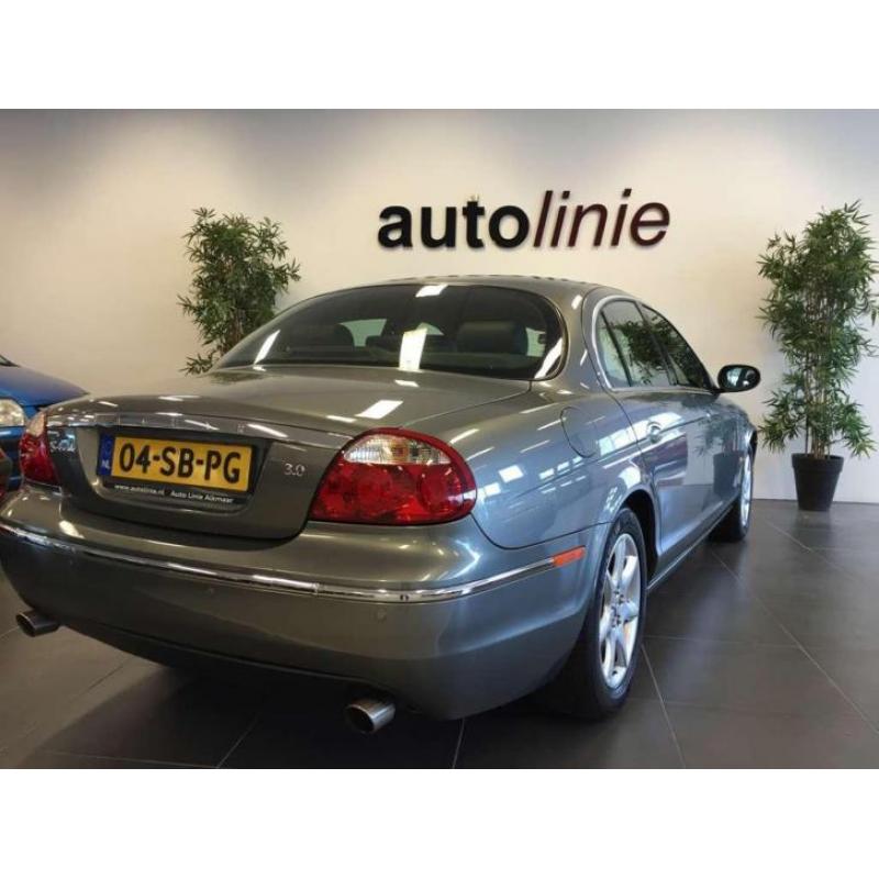 Jaguar S-Type 3.0 V6 iDition, Dealer O.H, 1e Eig. Leder, Nav