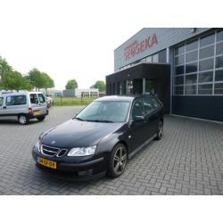 Saab 9-3 1.8 T Sport Estate 2005 Zwart LPG G3