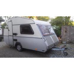 Kip Greyline KG34 Mooie caravan goede staat NIEUWE VOORTENT