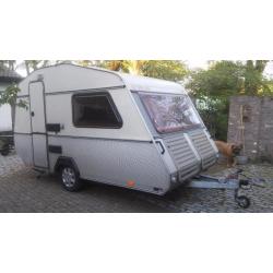 Kip Greyline KG34 Mooie caravan goede staat NIEUWE VOORTENT