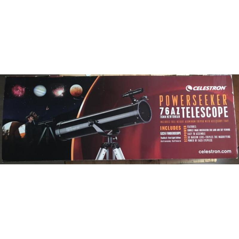 Celestron telescoop nieuw in doos type 76AZ powerseeker