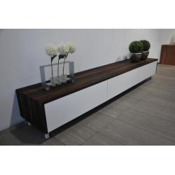 tv meubel dressoir wit hoogglans zwevend wandkast lowboards