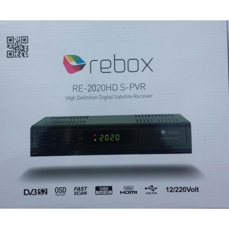 Rebox RE2020 HD S PVR satellietontvanger