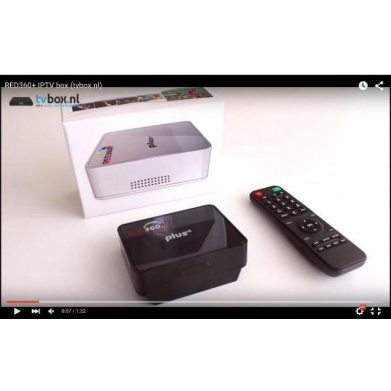 RED360+ IPTV (1500 kanalen) RED360 PLUS