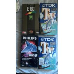 VHS BANDEN 4x nieuw in verpakking