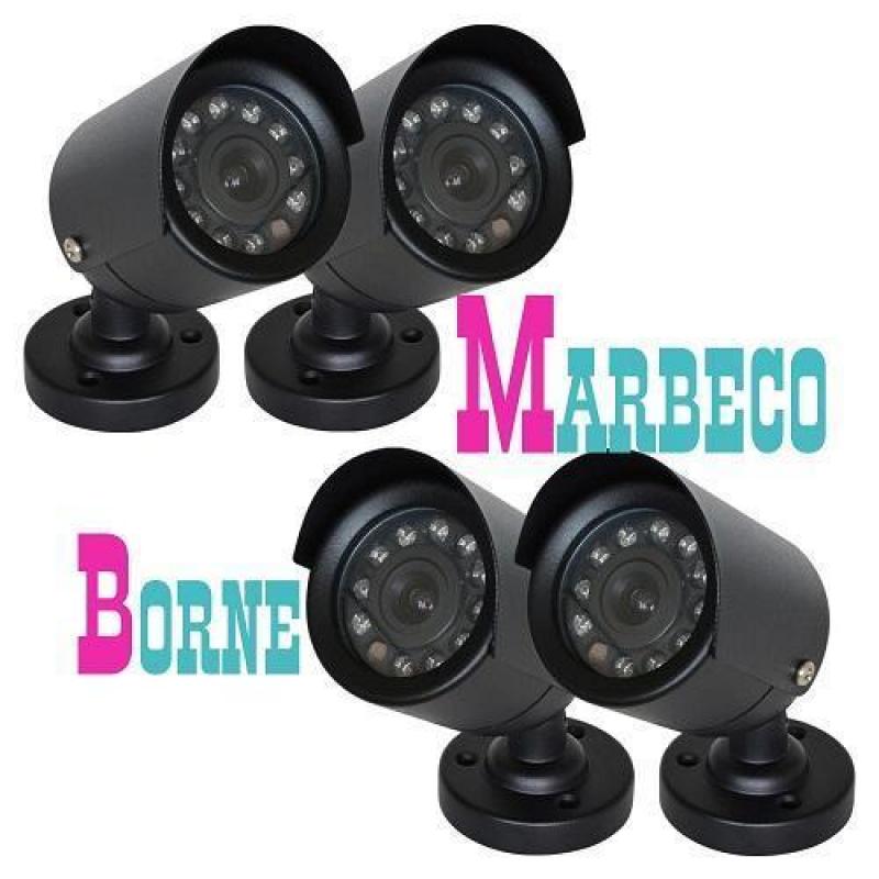 Camera bewaking set DVR, Security cam 8 camera's en 500GB HD