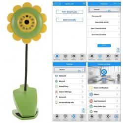 wifi ip camera flower