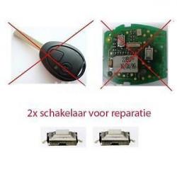 Rover autosleutel reparatie printplaat microswitch drukknop