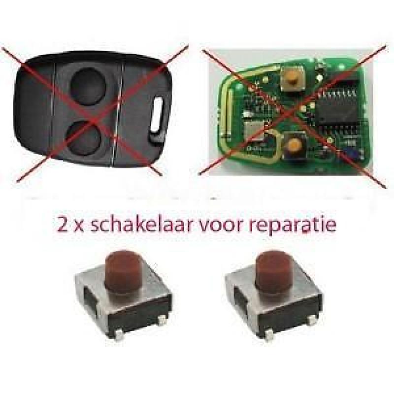 Rover autosleutel reparatie printplaat microswitch drukknop