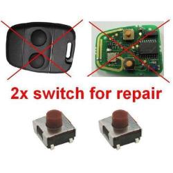 Rover autosleutel reparatie printplaat microswitch drukknop