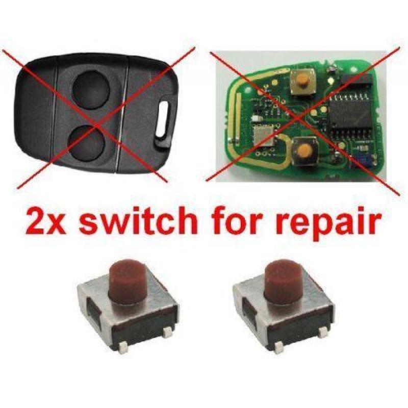 Rover autosleutel reparatie printplaat microswitch drukknop