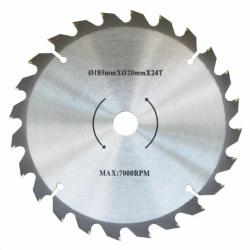 Zaagblad cirkelzaag, 24 tanden 185 mm, cirkelzaagbladen