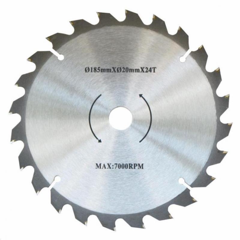 Zaagblad cirkelzaag, 24 tanden 185 mm, cirkelzaagbladen