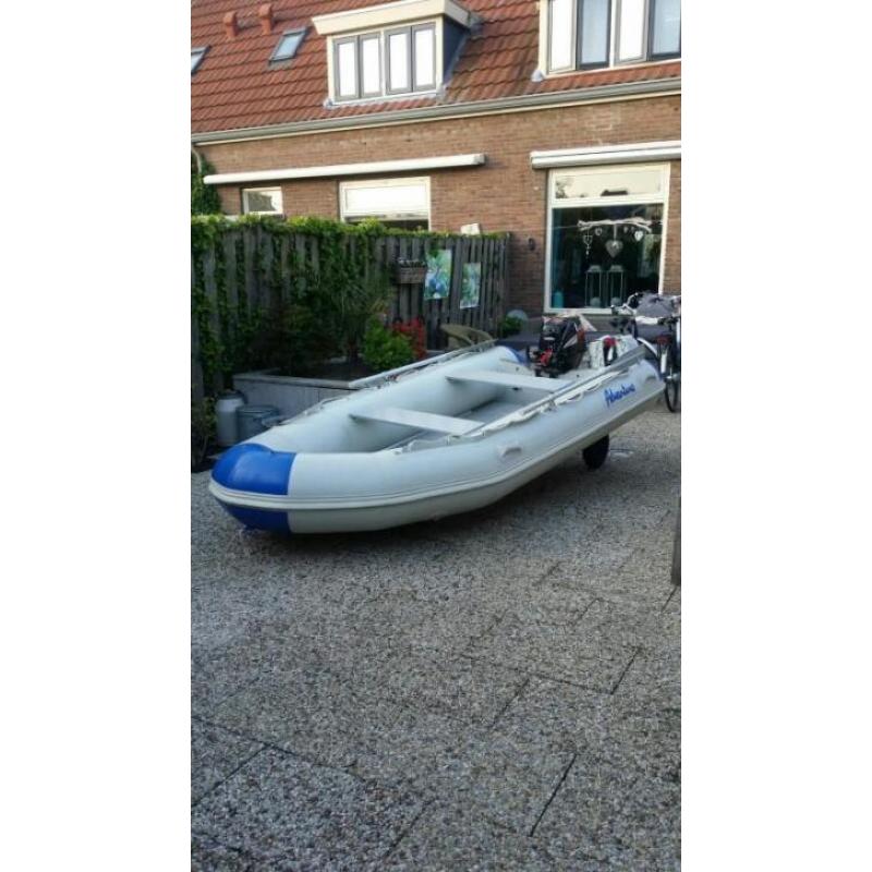 Leuke rubberboot met 15 pk suzuki 4 takt NU 2000 euro