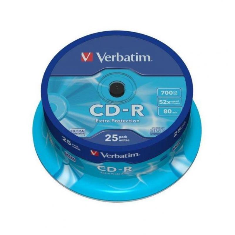 Verbatim CD-R EP 700MB 52x Spindel 25st