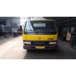 98000 km gelopen Be trekker Mitsubishi Canter dubbel lucht