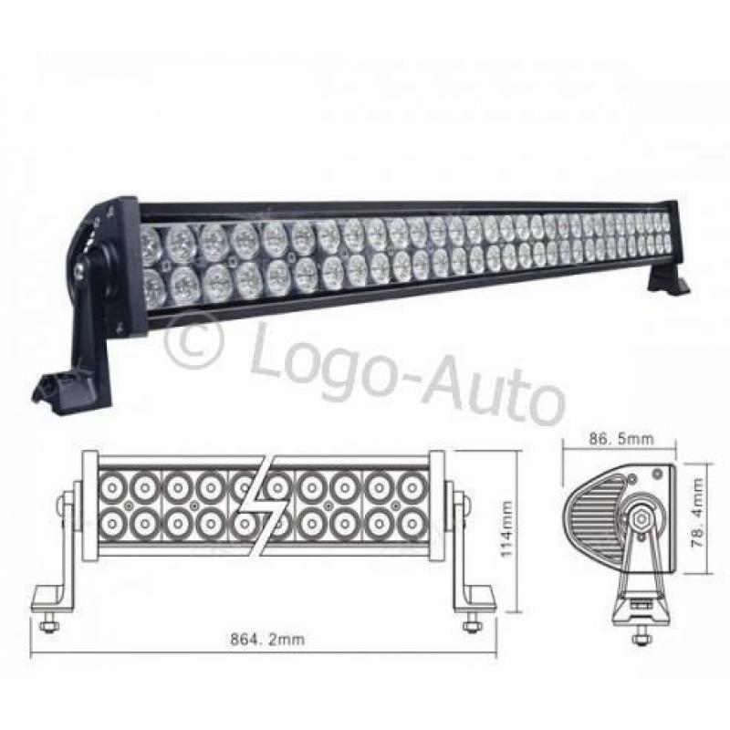 LED BAR 180 Watt, 180W, Scania Volvo DAF Mercedes MAN Iveco.