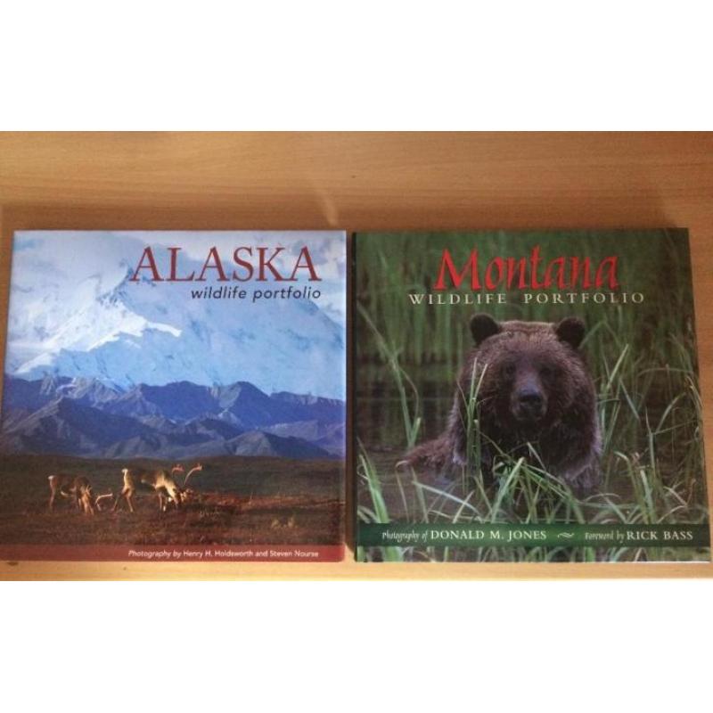 Wildlife Alaska en Montana boek (set van 2)