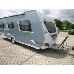 Dethleffs 540 dbm 2009 queensbed+mover+luifel etc. NWST!!