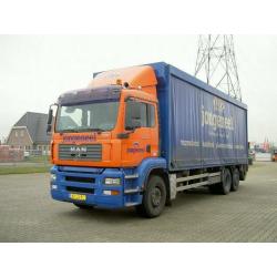 Te koop MAN 26-310 bakwagen met kooi aap BJ 10-11-2005