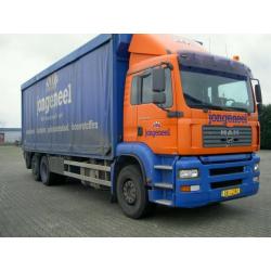 Te koop MAN 26-310 bakwagen met kooi aap BJ 10-11-2005