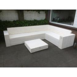 Steigerhouten lounge set