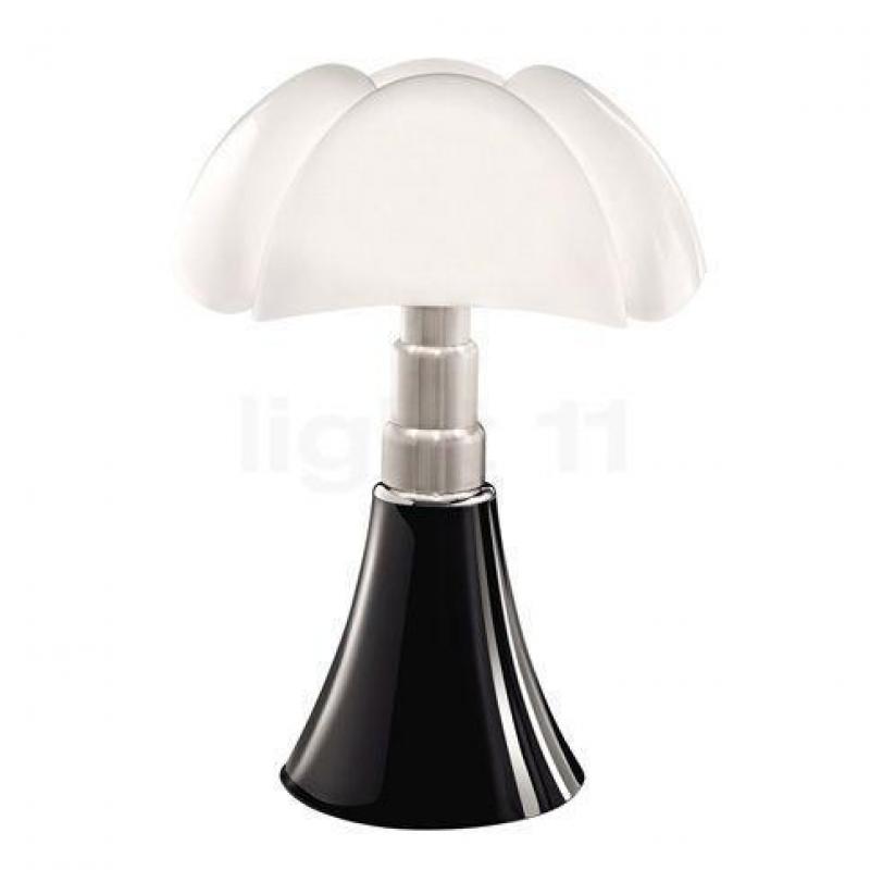 Martinelli Luce Pipistrello Tafellamp, zwart glanzend