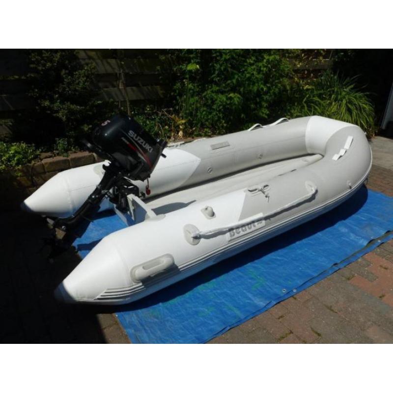 Rubberboot met 5 pk motor