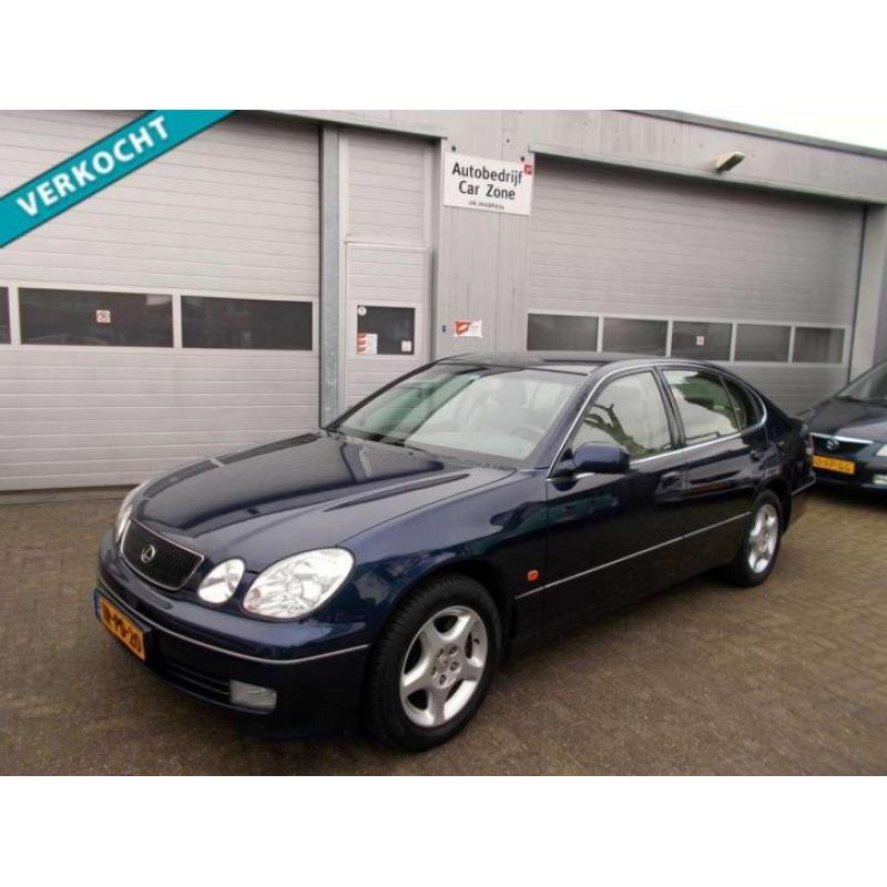 Lexus GS(-H) 300 AUT 1998-Leder-Verkocht !!!