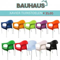 ACTIE: Tuinstoelen 7 modellen á 10 kleuren vanaf € 35,95 p/s