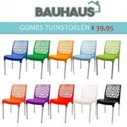 ACTIE: Tuinstoelen 7 modellen á 10 kleuren vanaf € 35,95 p/s