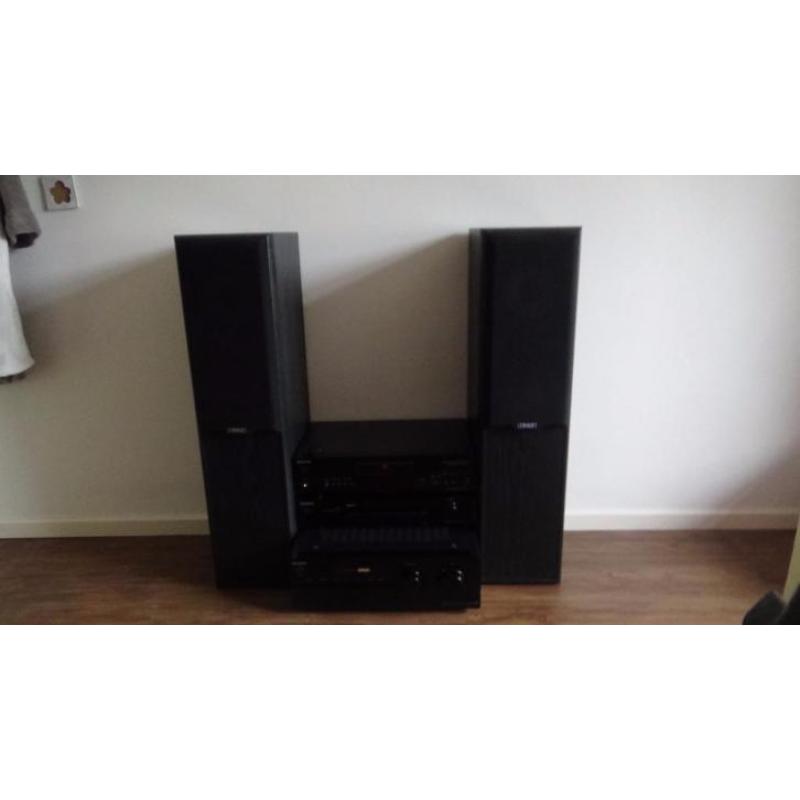 Sony stereo-set met Mission speakers