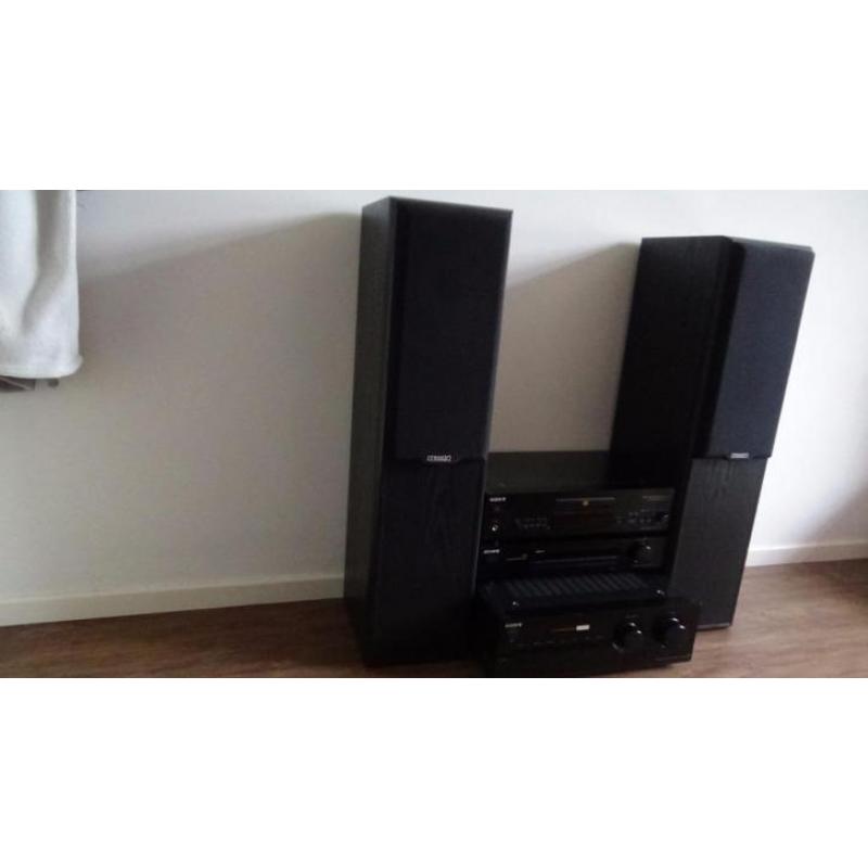 Sony stereo-set met Mission speakers