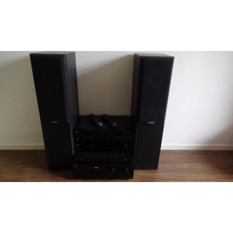 Sony stereo-set met Mission speakers