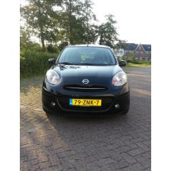 Nissan Micra 1.2 72KW 5DR 2013 Zwart met Sr Pakket!!!