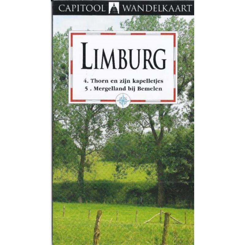 Pl627 wandelkaart limburg thorn bemelen