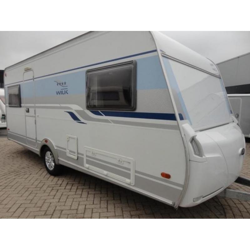 Wilk S4 470 DQ 2008 rondzit, vast bed, voortent € 9750,-