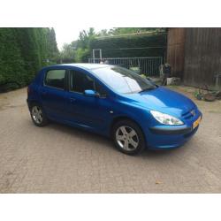 Peugeot 307 2.0 HDI 66KW 5DR 2002 Blauw CLIMA