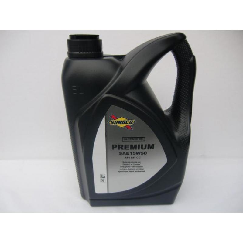 Minerale Motorolie 15W50 SUNOCO , 5 Ltr kan .