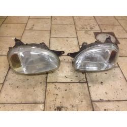 Koplampen opel corsa links en rechts