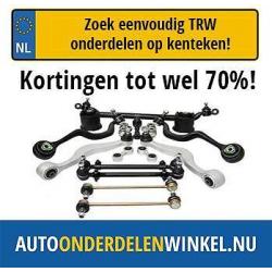 Draagarm of stuurkogel nodig? TRW met tot wel 70% korting!