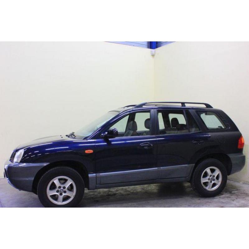 Hyundai Santa Fe 2.4i-16V 4WD Navy Clima Leer (bj 2003)