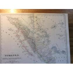 Sumatra (Indonesië) , lithografie, 1872.