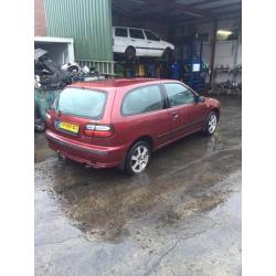 nissan almera onderdelen 1.6 bouwjaar 1998 kleur rood