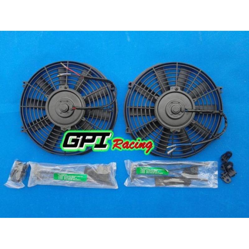 2x10" inch electric electric universal fan + mounting kits 6